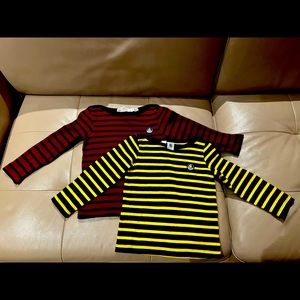 Petit Bateau Boys Breton Stripes Long Sleeves Bundle